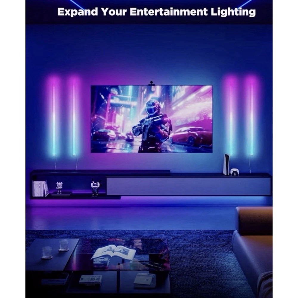 Govee Glide Lively RGBIC LED Wall Light Smart Control Color Changing Gaming